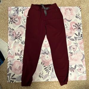 Figs high waisted jogger scrub pants